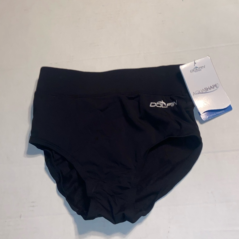 New with tag Aqua Shape black bikini or tankini bottoms by Dolfin size XS